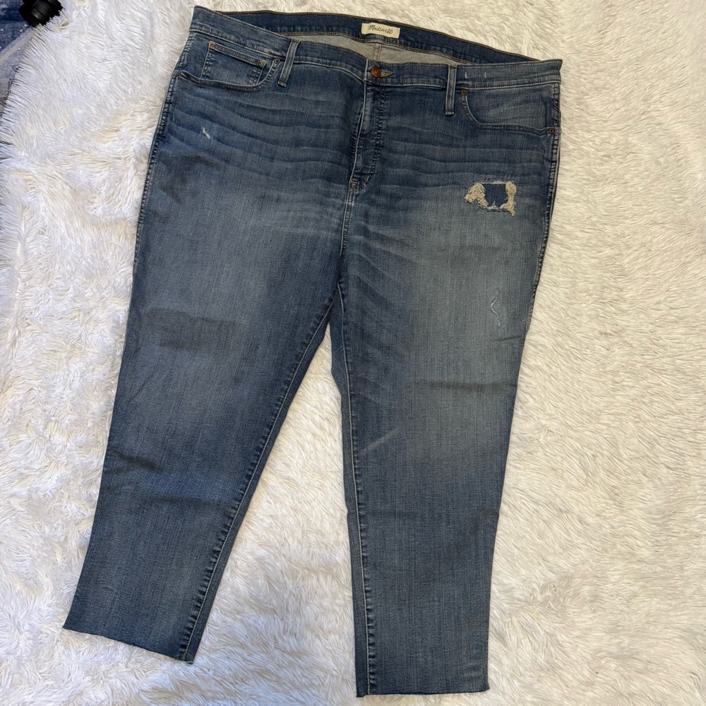 Madewell Slim Straight Crop Jeans Size 37P